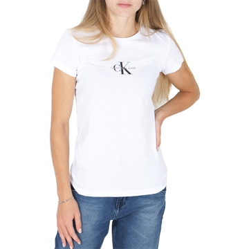 Calvin Klein Girls T-shirt Monogram Top 1221 Bright White